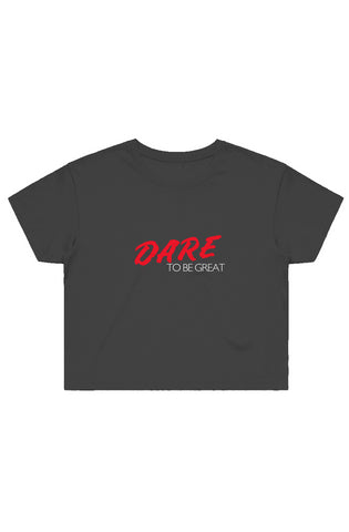 Dare to be great Crop Tee (blk)