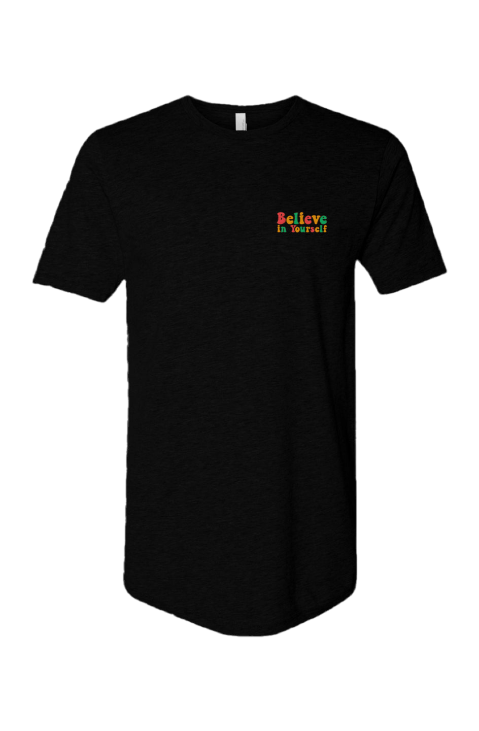 Believe in yourself tee (red, gold & green)